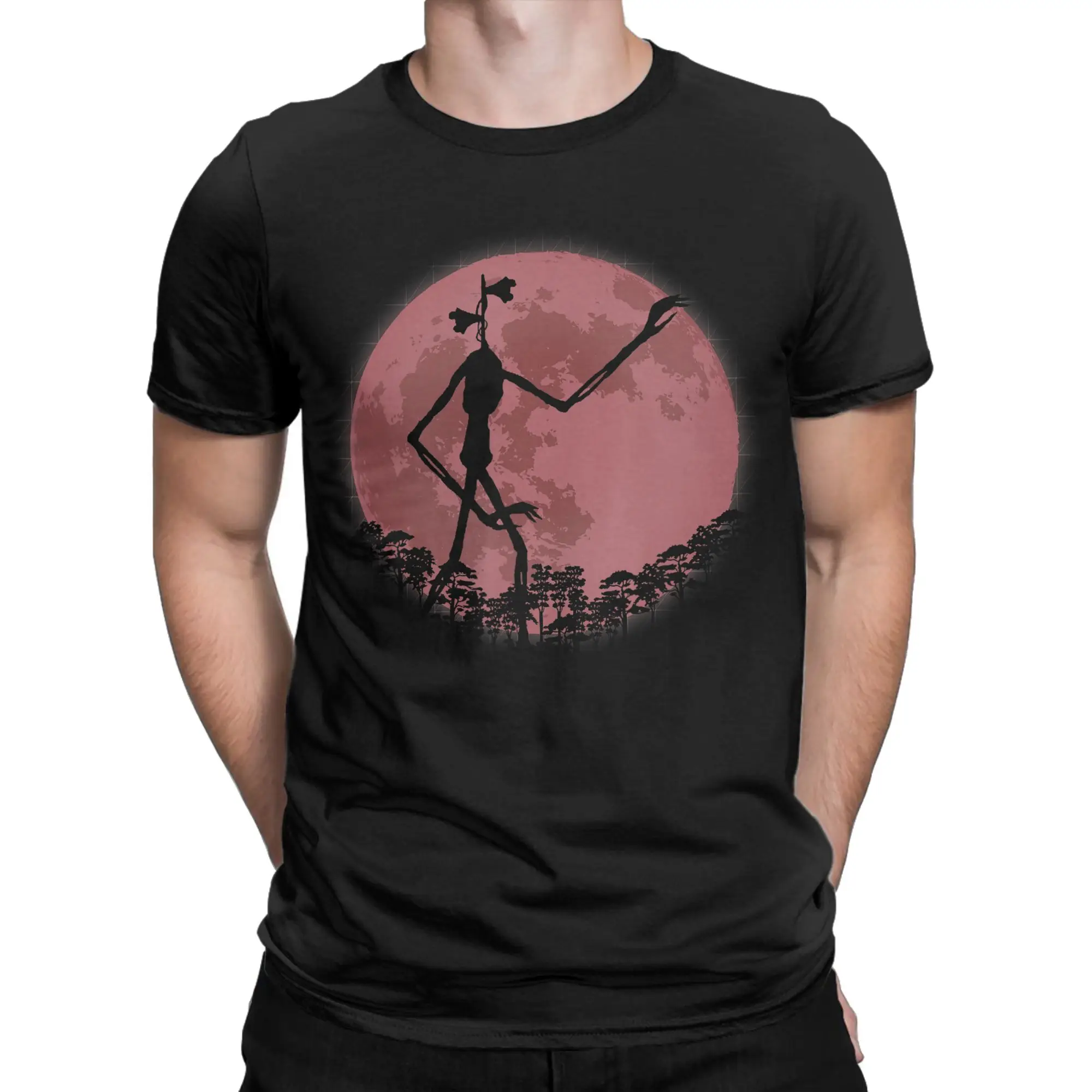 Men Women's Supernatural Cryptid Siren Head T Shirt  100% Cotton Tops Humorous Short Sleeve O Neck Tees Graphic T-Shirt