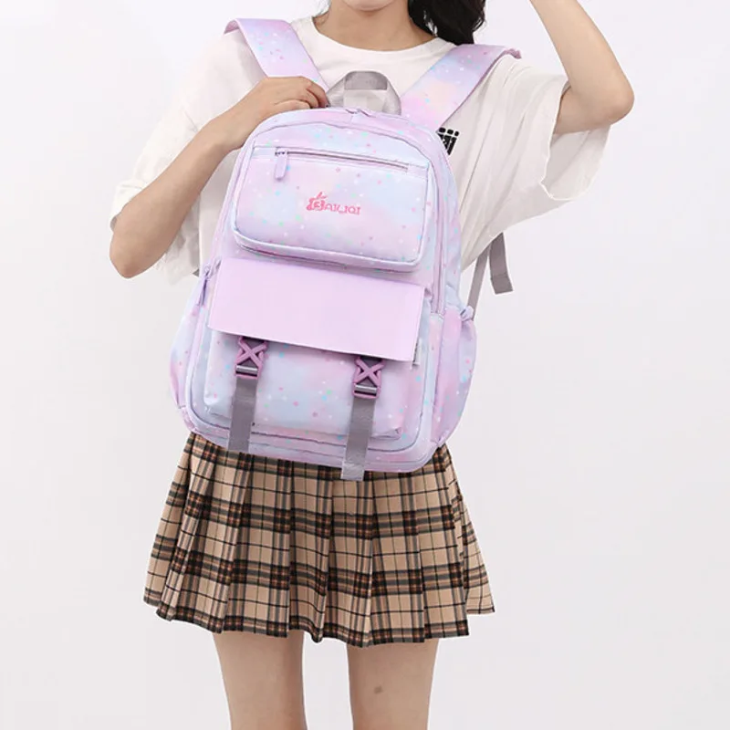 Children Primary School Schoolbag Girls Large Capacity Comfortable Lightweight Storage Stylish Backpack Middle School Backpack