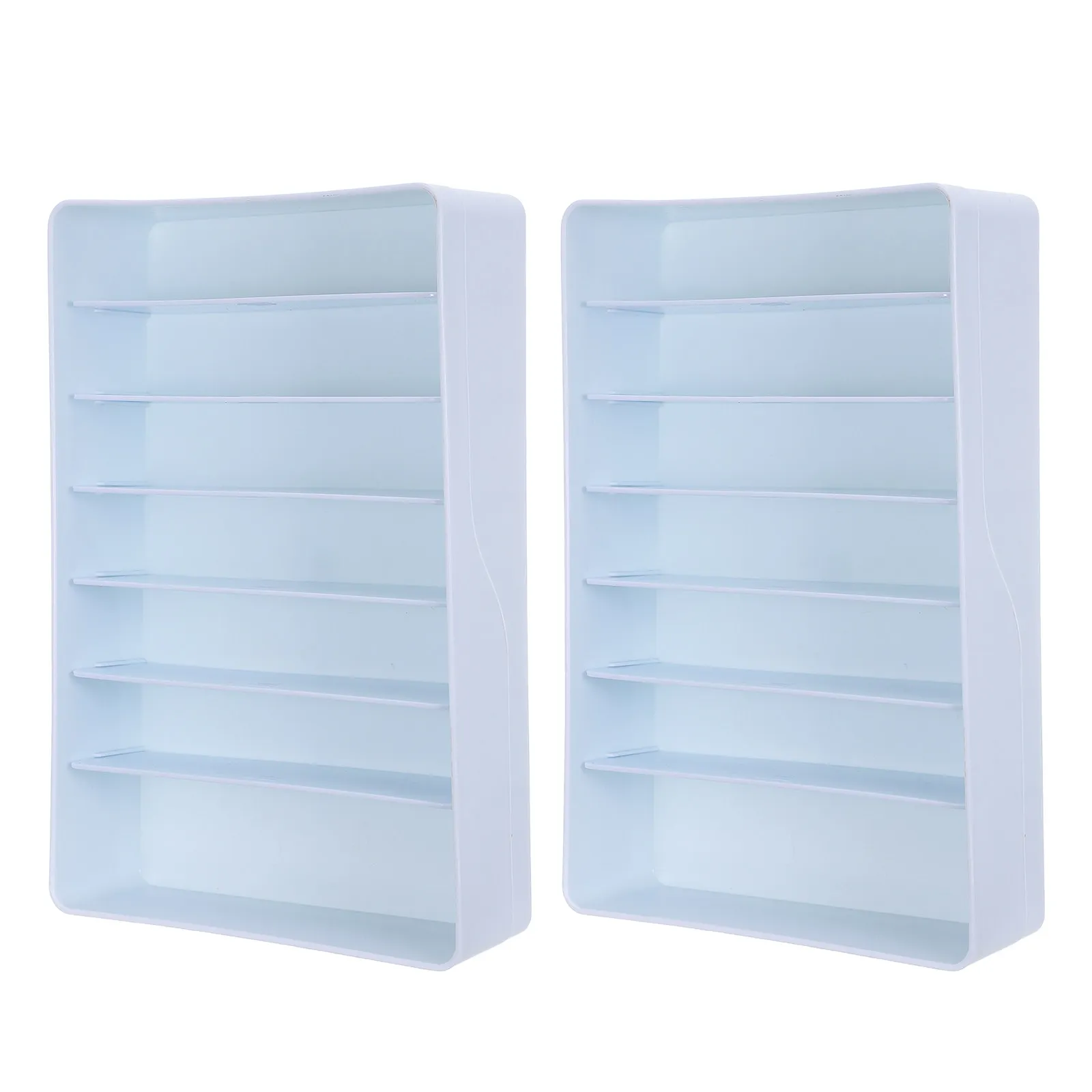 2Pcs Cash Storage Tray Plastic Money Organizer Removable Dividers Desktop Organizer for Cash and Desk Storage Holder