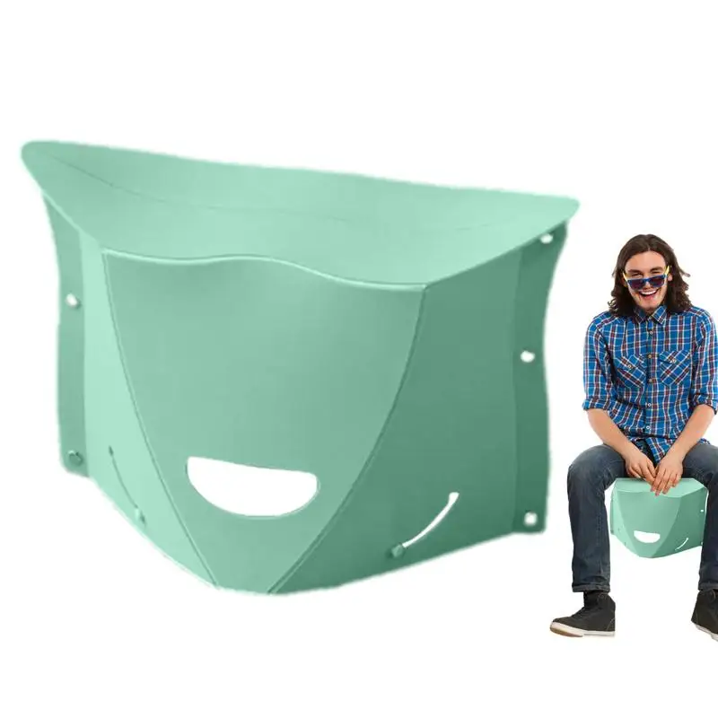 

Lightweight Foldable Stool Ergonomic Camping Stool Furniture Sturdy Portable Folding Stools Camp Chairs For Travel Hiking BBQ
