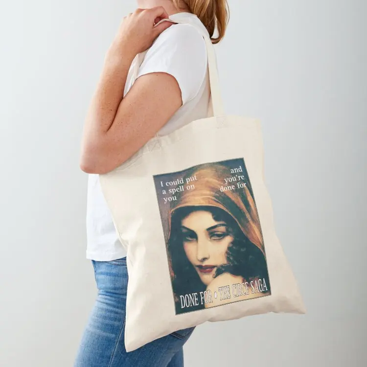 

Done for epic the musical circe saga poster Tote Bag Canvas stote bag cute pouch bag Fabric luxury women