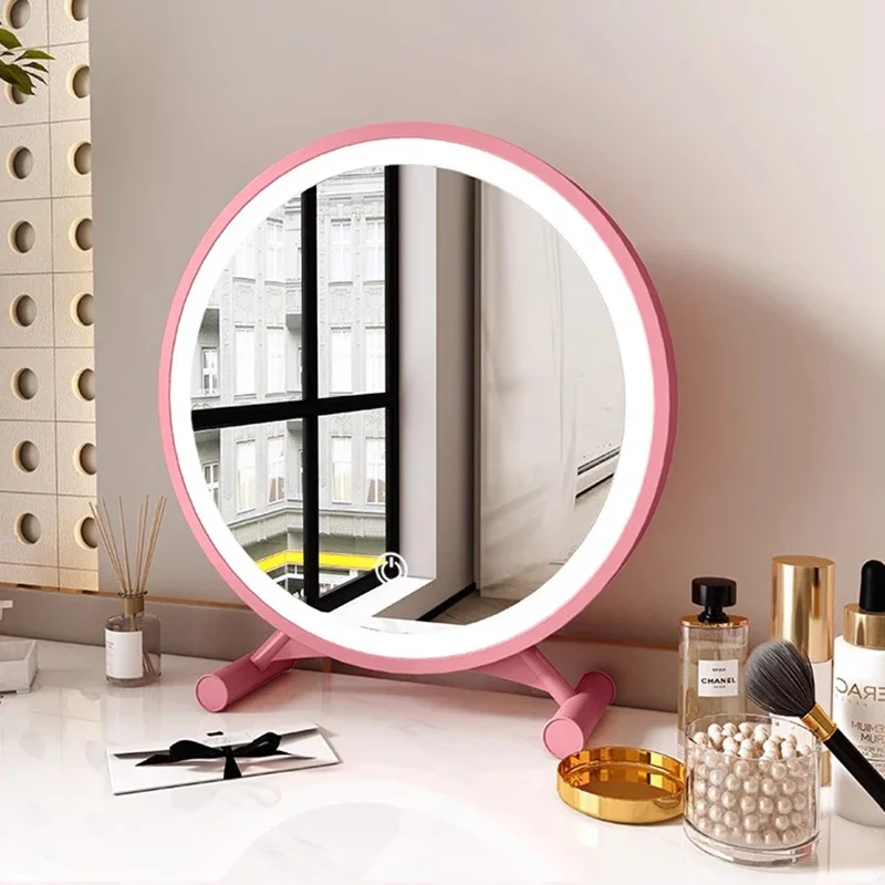 Dressing Luxury Mirror Items Vintage Bedroom Korean Funky Cosmetics Girls Aesthetic Mirror Traffic Spiegel Wand Home Products