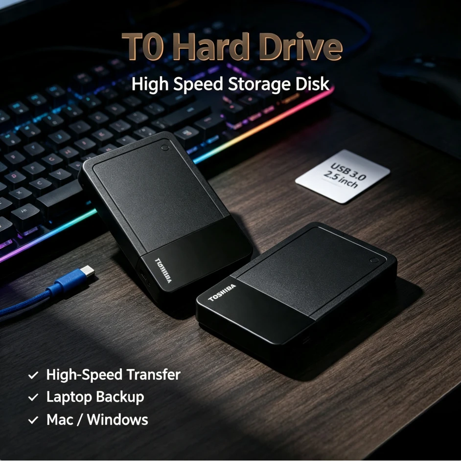 Laptop External Accessories - قرص صلب خارجي محمول عالي السرعة