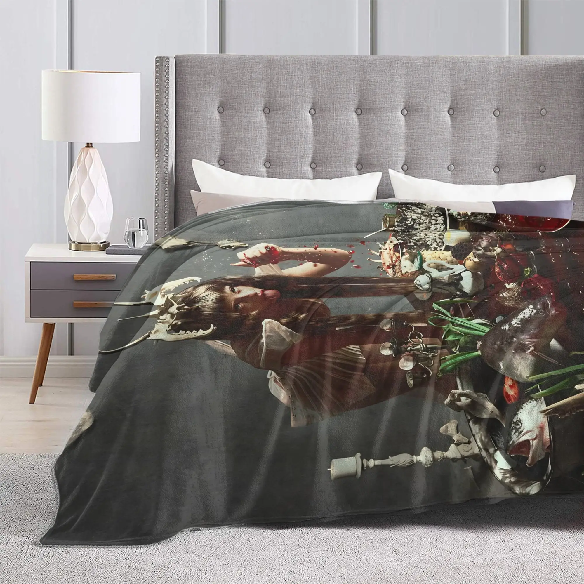 Melanies Martinezs Singer Blanket Coral Fleece Plush Hades Album Super Warm Throw Blanket for Airplane Travel Bed Rug