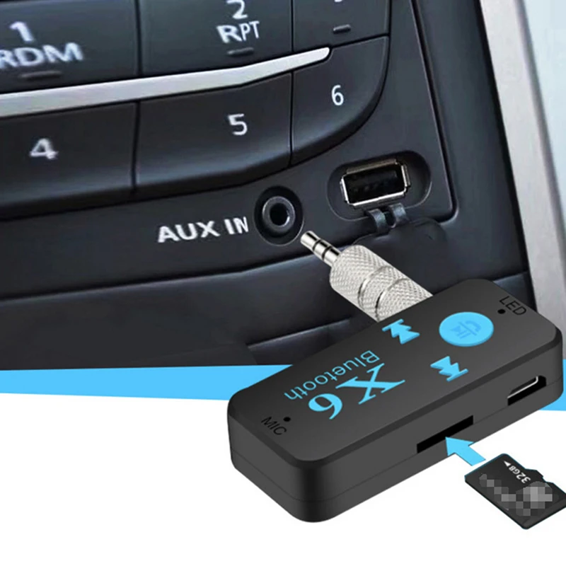 3 in 1 X6 USB Wireless Bluetooth Music Audio Receiver for Citroen C3 C4 Xsara Picasso berlingo C5 C8