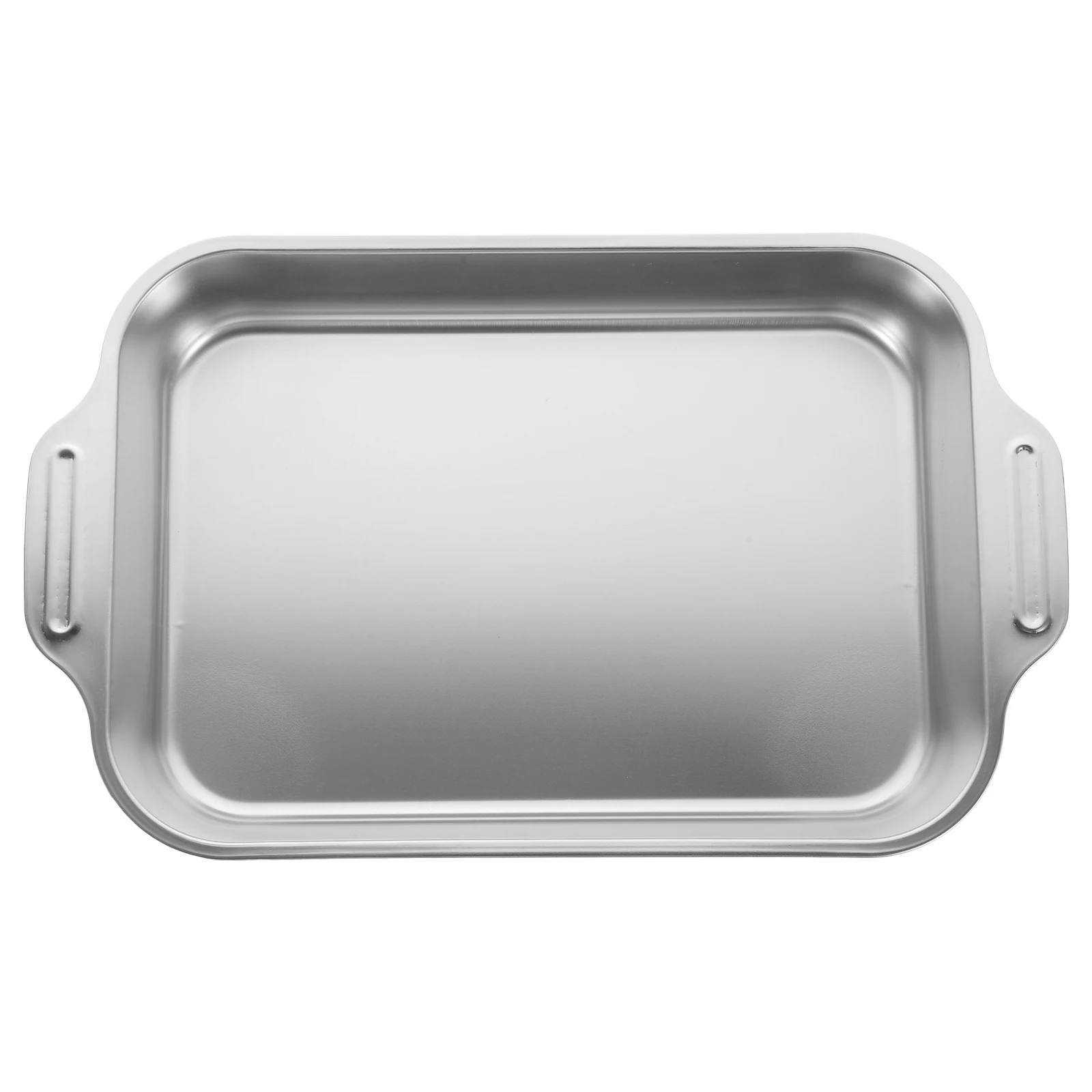 

Stainless Steel Roasting Pan Baking Tray for Grilling Fish 37x22x5 3cm Silver Portable Cooking Pans Kitchen Food Serving Trays
