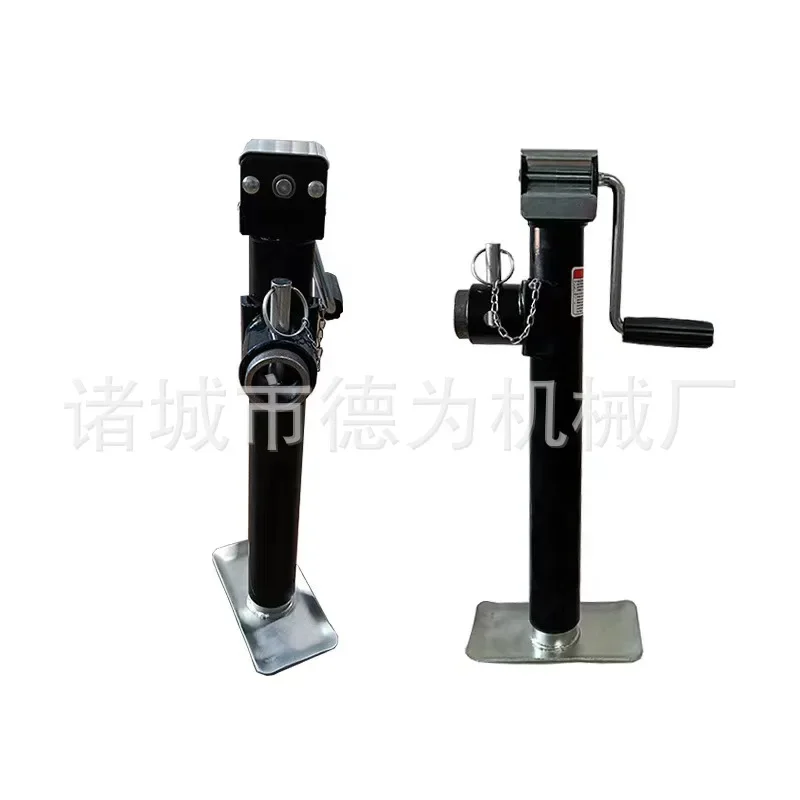 Side-rolling Trailer Jack, Trailer Flatbed Truck Liftable Load-bearing Outriggers Hand-cranked Liftable Jack