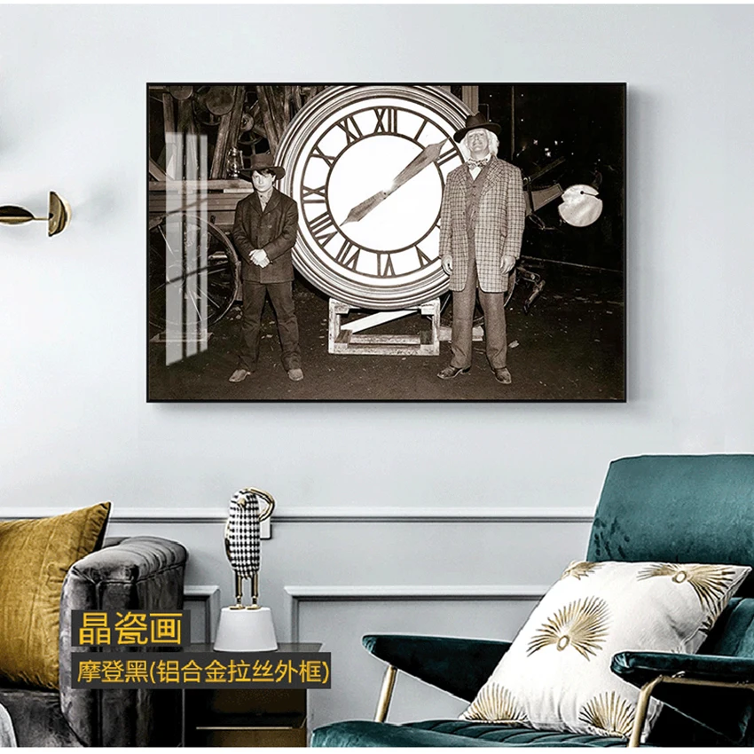 Style Wall Art Canvas Painting Home Decor Back to the Future Poster Classic Movie Print Alternative Film Retro Photo Vintage
