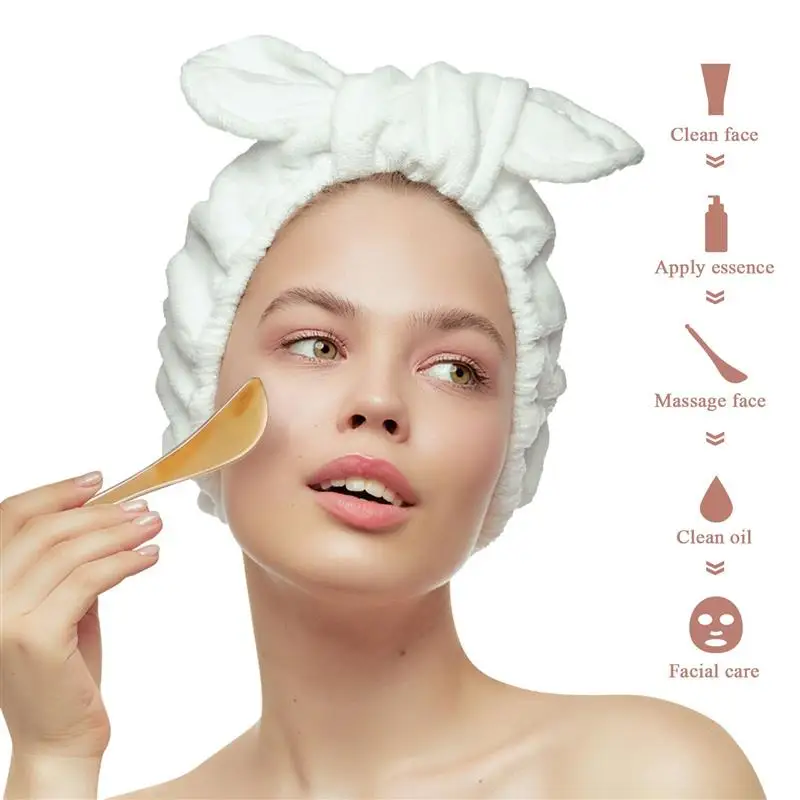 Narzędzia do masażu Deska do skrobania Gua Sha Facial Guasha for Spa Scraper Horn