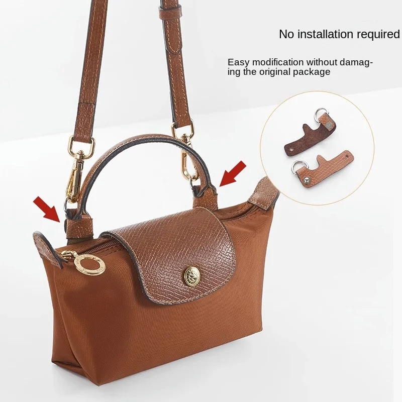 Bolsa Strap para Longchamp, Acessórios de Transformação, Perfuração Grátis, Mini Bag, Alça de Ombro, 65cm