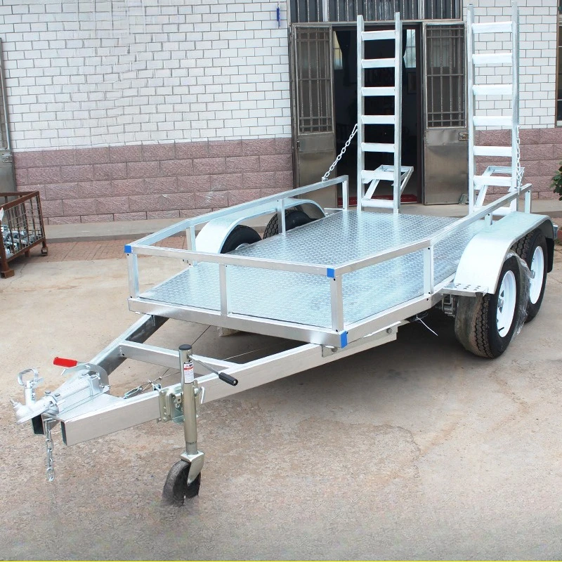 Small excavator trailers, 1-ton, 2-ton, 3-ton professional trailers
