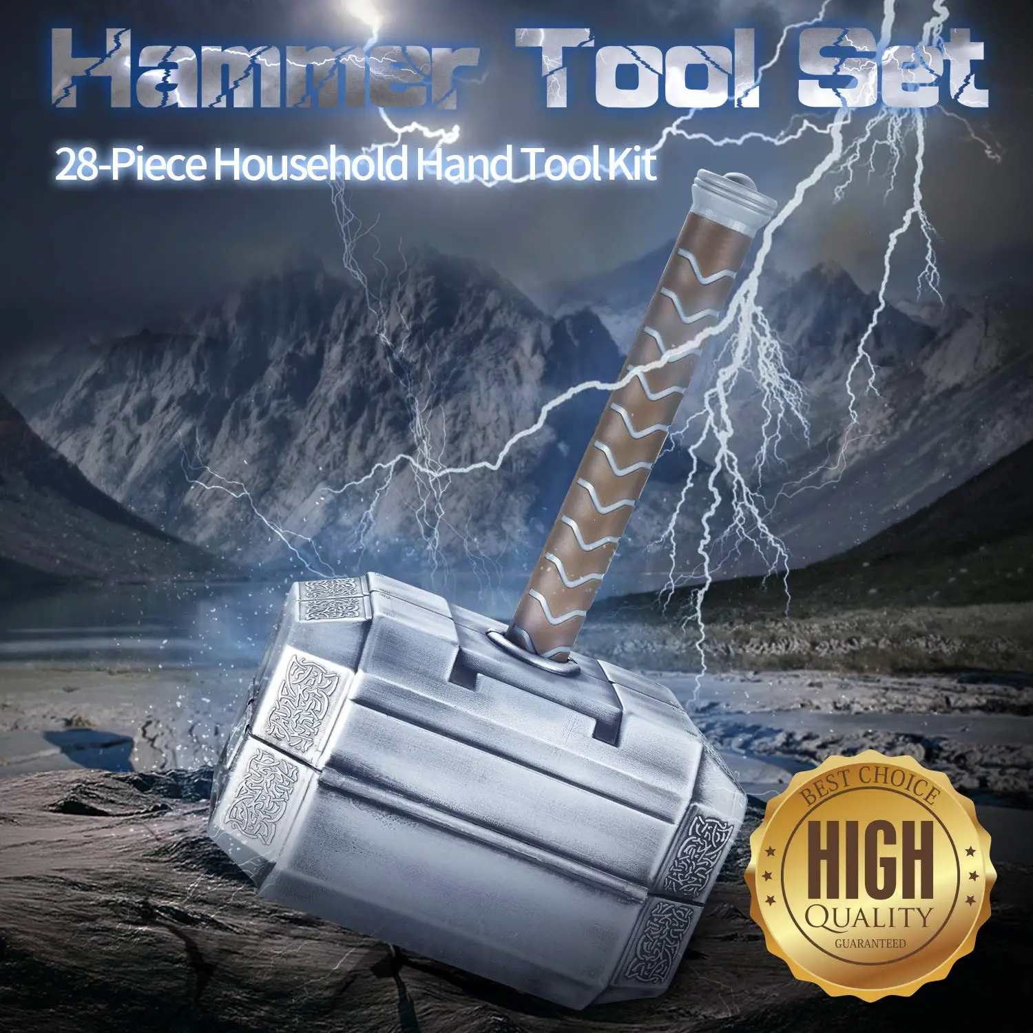 Factory Thor Hammer Tool Set \'Officially Licensed\'
