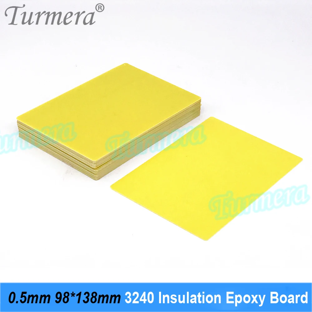Turmera 3240 절연 에폭시 플레이트, DIY 사용, 3.2V 30Ah 32Ah 40Ah 280Ah 12.8V Lifepo4 배터리 팩, 0.5mm 두께 98*138mm