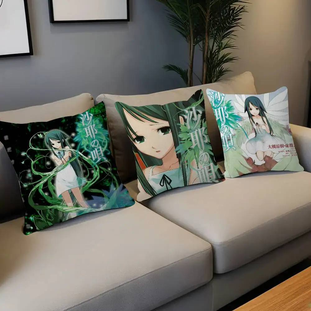 

Game S-Saya No Uta The Song Of Saya Pillow Cover Design cushion Cover decor Holiday Decorati