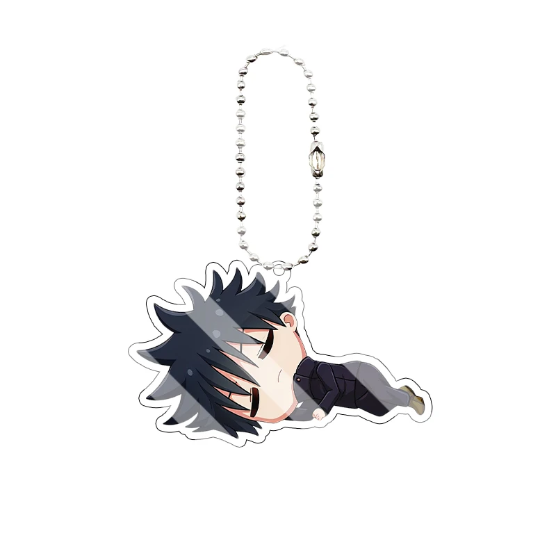 Anime Itadori Yuji Kugisaki Nobara Nanami Kento Gojo Satoru Character Cartoon Q Version Pendant Acrylic Keychain Key Ring Gifts view 4