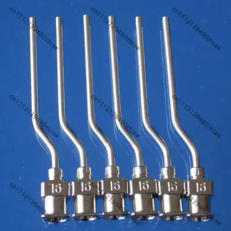 S-shaped Bent Dispensing Tip, Offset Custom Non-standard Stainless Steel Nozzle