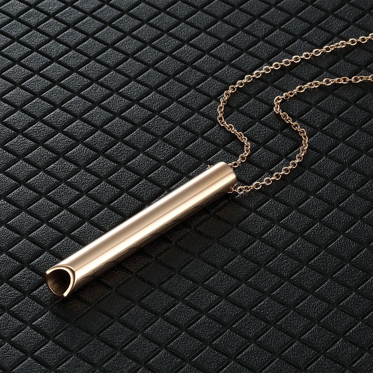 528Hz Meditation Whistle Necklace Stainless Steel | Yoga Breathing Tool & Anxiety Relief Jewelry | Chakra Balancing Spiritual Gi - Image 4