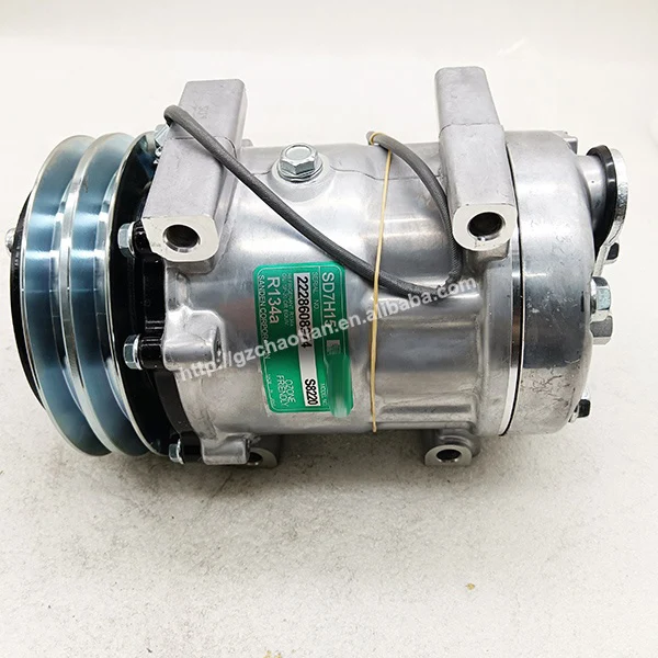 R210-7 Excavator Air Compressor R210-7 Excavator Spare Parts Robex 210-7 AC Compressor-HDF