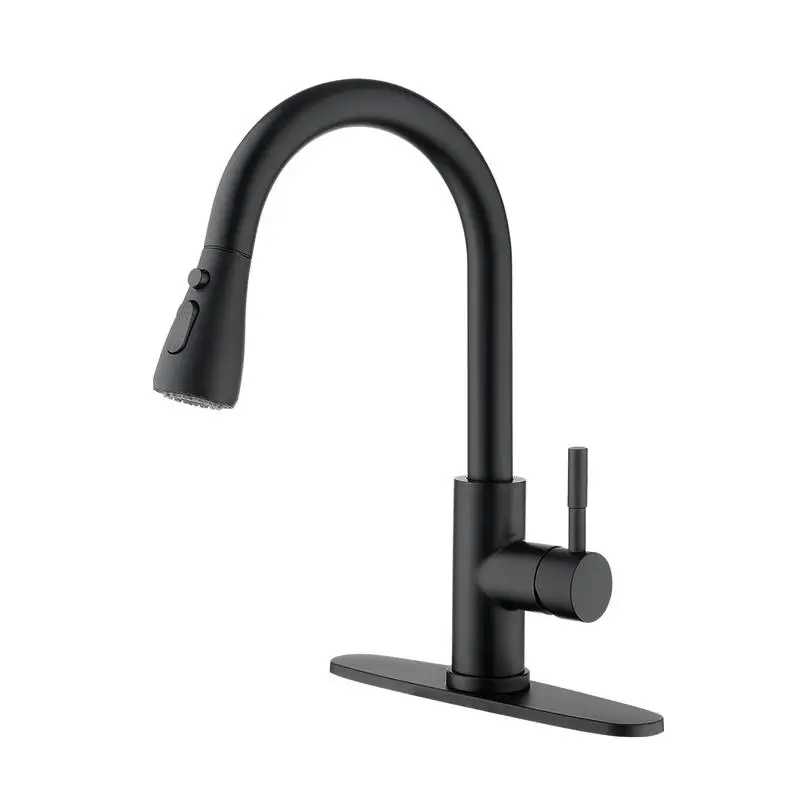 

Pull-Out Kitchen Faucet Spray Head, Adjustable Water Flow, Easy Installation, Modern Design, Stainless Steel Finish, Versatile