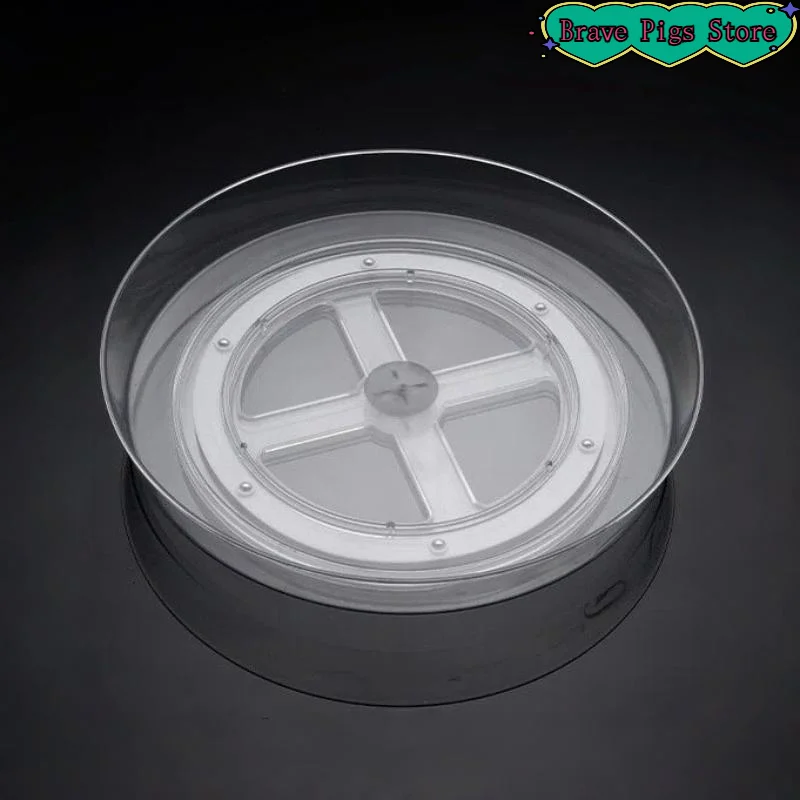 [HM]1Pcs 360 Degree Rotating Makeup Organizer Cosmetic Desktop Storage Lotion Display Case Makeup Perfume Organizer Perfume Tray