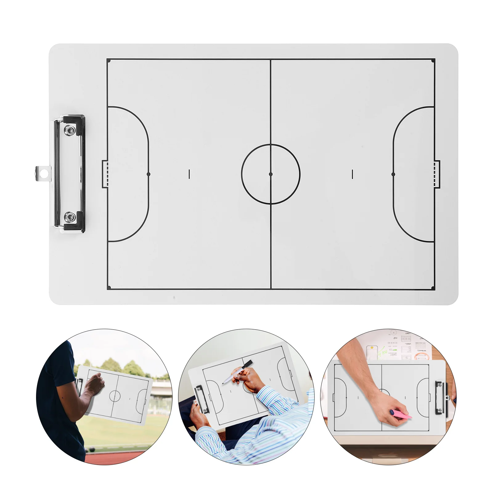 

Футбольная доска из ПВХ, футбольная тренерская доска, стираемая доска для планирования матчей, буфер обмена, тренировочные соревнования, спортивный аксессуар