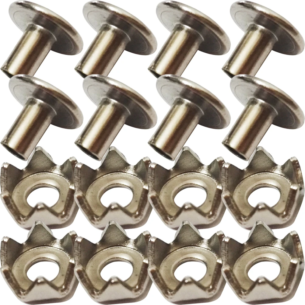 

100 Pcs Cleats Stainless Steel Anti Slip Pegs Crampons for Mountain Boots Hiking Shoes Ice Fishing Jogging Walking
