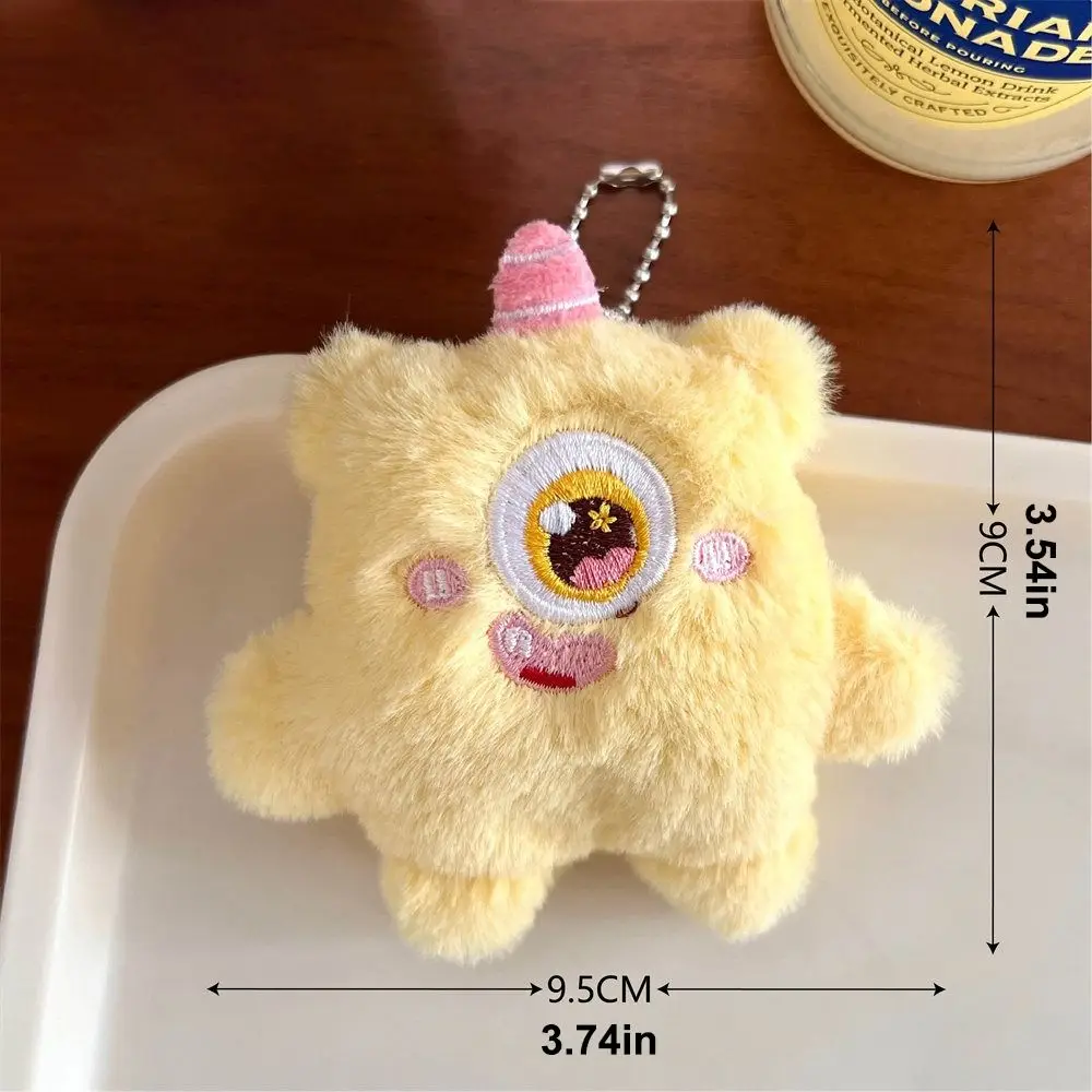Durevole peluche neve mon-ster bambola ciondolo borse appese arredamento morbido farcito neve mon-ster portachiavi creativo simpatico ciondolo borsa