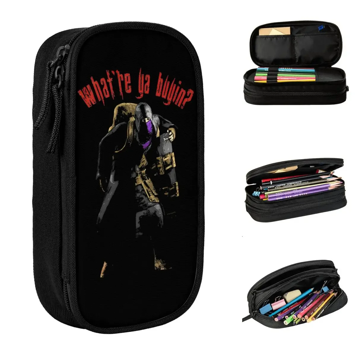 Resident Evils 4 Merchant Game Fans Pencil Cases Pencilcases Pen for Girls Boys Large Storage Bags School Supplies Stationery