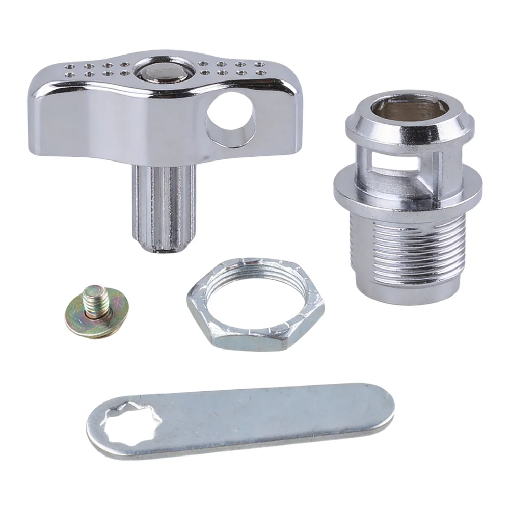 Keyless Zinc Alloy Cabinet Lock with Cam Mechanism Providing Mechanical Security for Furniture Doors and Storage Compartments