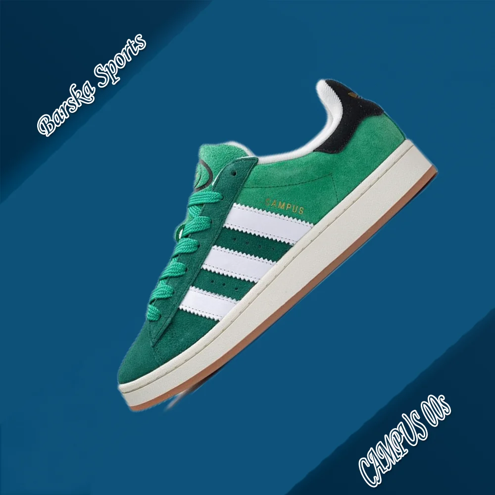 adidas Originals CAMPUS 00s Scarpe da tavola basse casual antiscivolo resistenti all'usura da uomo e da donna verdi