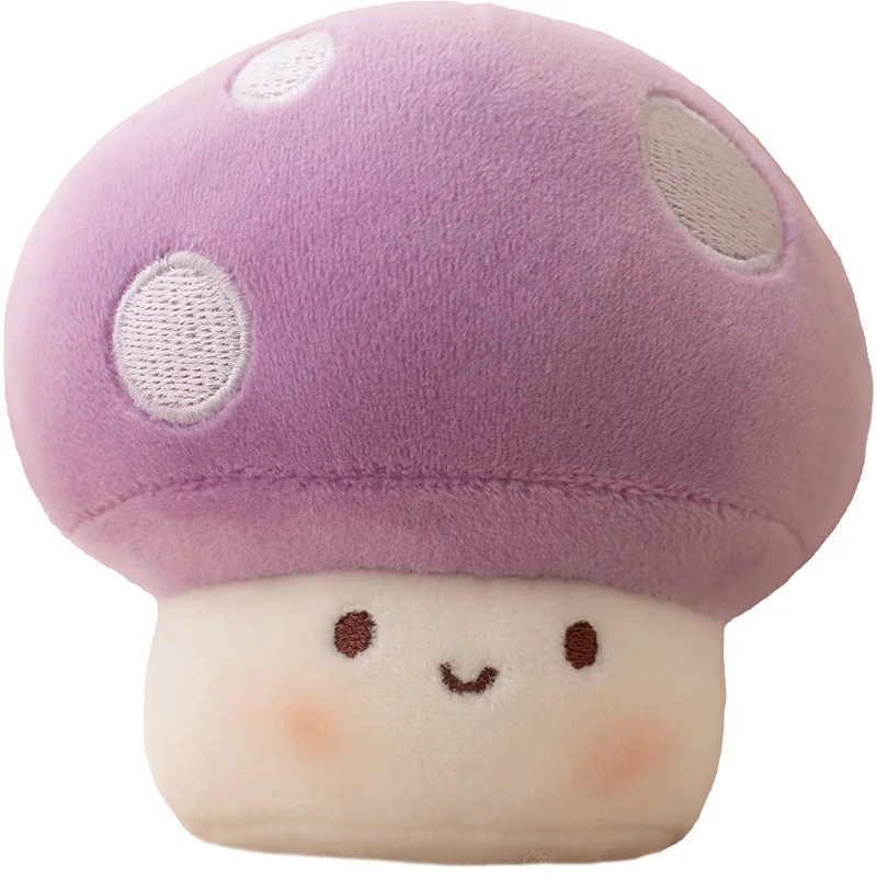 1 pz 10cm cartone animato fungo Peluche giocattolo Kawaii pianta Peluche fungo con perle ciondolo bambole giocattolo carino per bambini ragazze regali