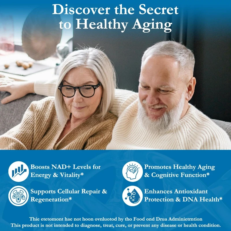 NAD + ريسفيراترول - يدعم صحة الخلايا، وتبييض البشرة، وإدارة عملية التمثيل الغذائي #4