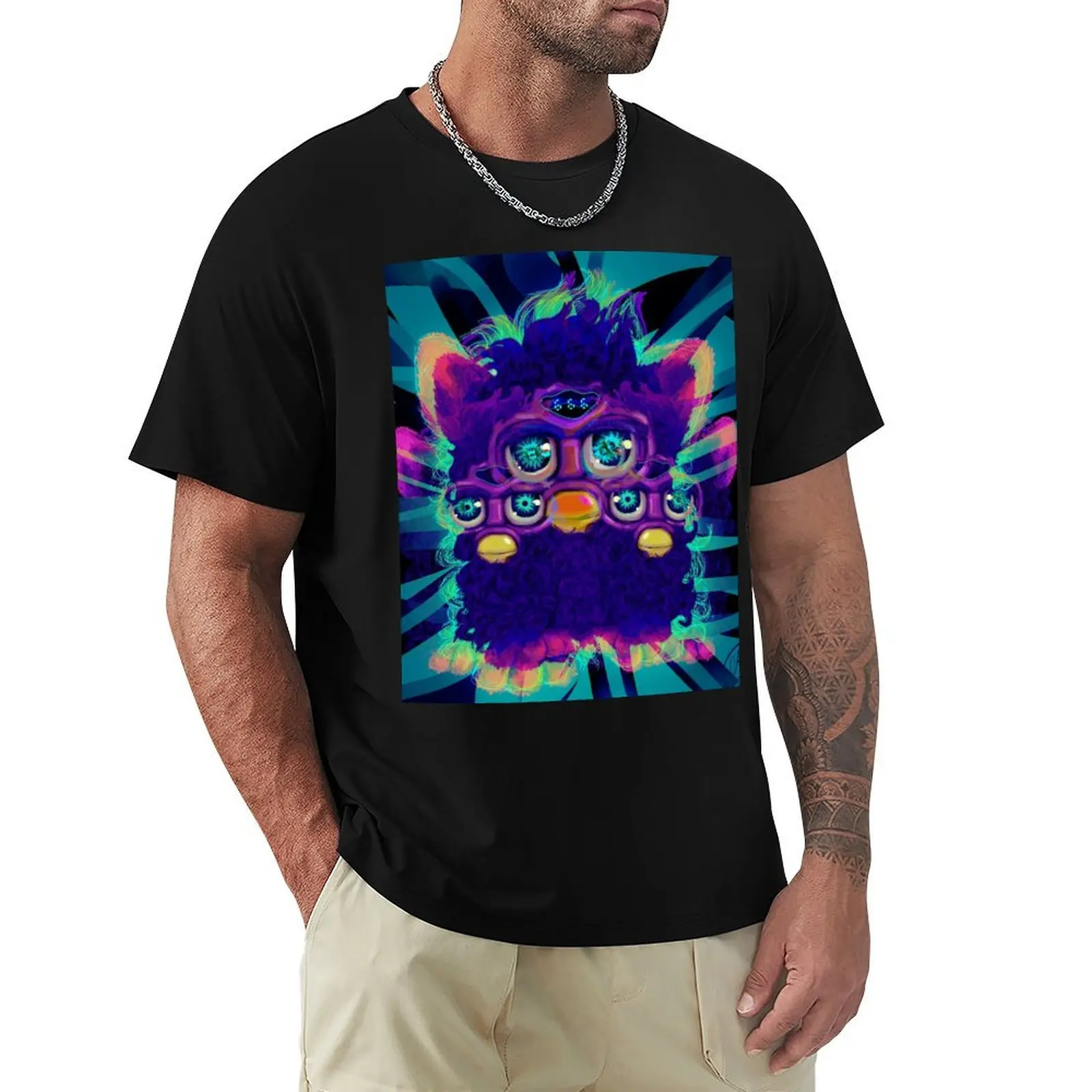 

furby LOVE you (part TWO) T-Shirt funny meme t-shirts aesthetic clothes graphics mens t shirts top quality