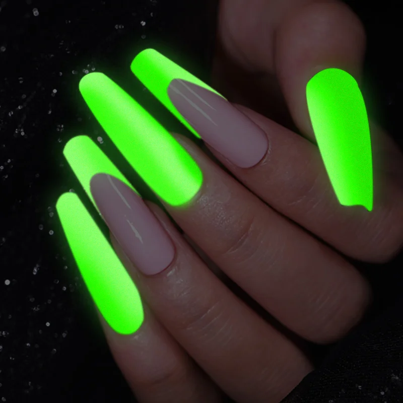 Ibdgel Fluorescent Glow-in-dark Gel Nail Polish Neon Venalisa Soak Off UV&LED Luminous effect Nail Art Gel Nail Polish 네일