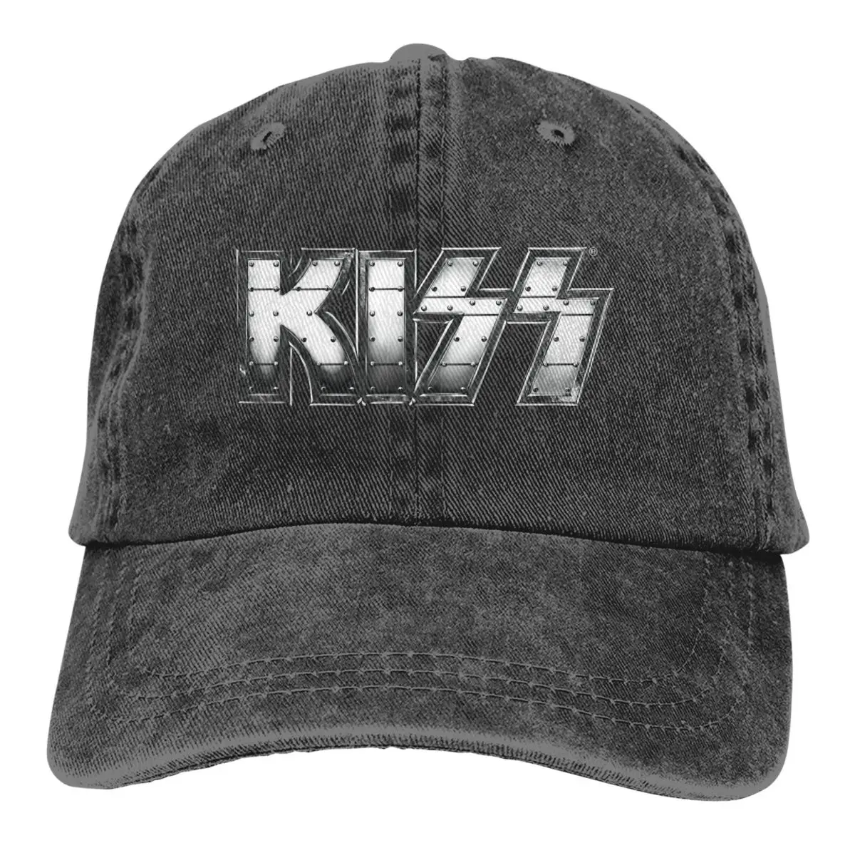 Kiss Heavy Metal Men Women Baseball Cap Rock Brand Distressed Denim Hats Cap Vintage Outdoor All Seasons Travel Snapback Cap