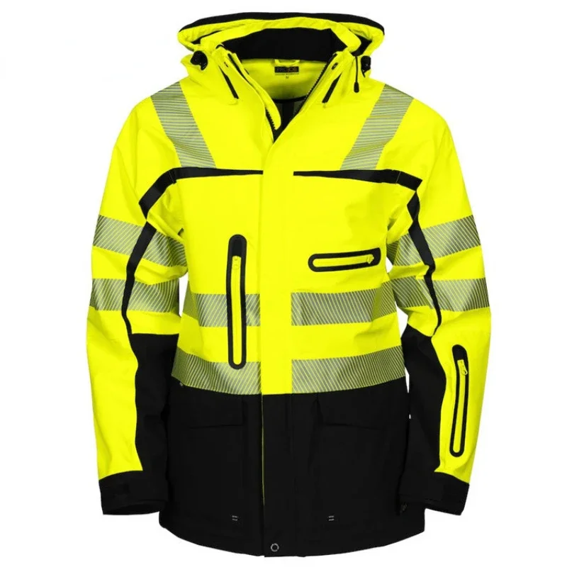 

Reflective Safety Tunnel Fluorescent Hi-Visible High Visibility Workwear Safety Working Jacket