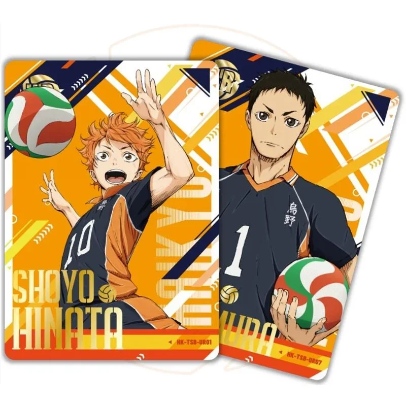 Haikyuu!! Anime Cards Haikyuu!! Vol.1 The Soaring Beginning Collectible Trading Cards SR TUR Rare Hinata Shoyo Collection Cards