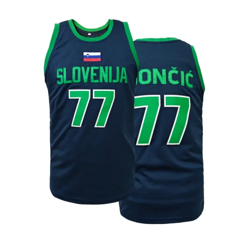 

2025 New Basketball Jerseys No.77 DONCIC Jersey Sewing Embroidery Outdoor Sports High-quality Vest Breathable Tank Top