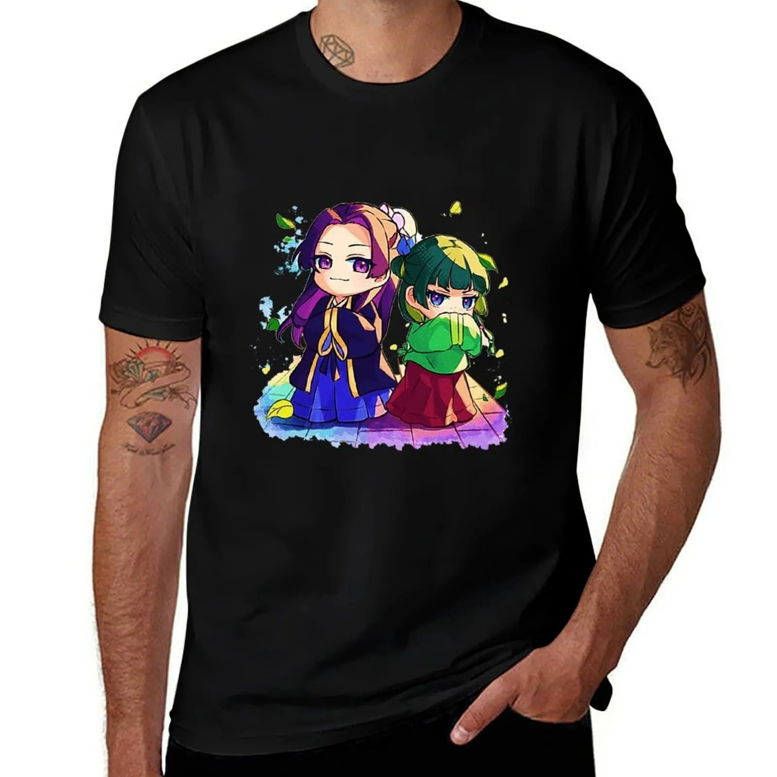 the apothecary diaries fanart characters T-Shirt Soft Casual Short Sleeve Cotton Tee T-Shirt