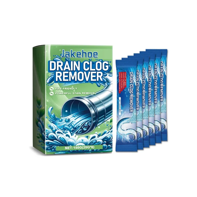 Drain Pipe Unclogging & Cleaning Powder, Decontaminating and Fragrance-Retaining Cleaner for Kitchen and Bathroom Drainage Pipes