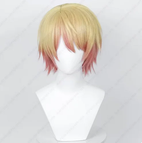 Anime Tenma Tsukasa Cosplay Wig 30cm Short Wigs Heat Resistant Synthetic Hair Halloween