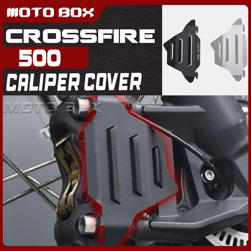 

For BRIXTON CROSSFIRE 500 XC aluminum alloy front brake caliper protective cover for gk500 black and silver
