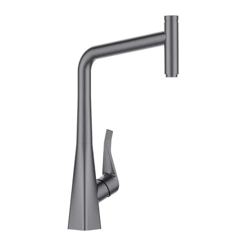 

Kitchen hot and cold universal, pull faucet gun ash sink sink sink, all copper pull head kitchen vegetable basin faucet