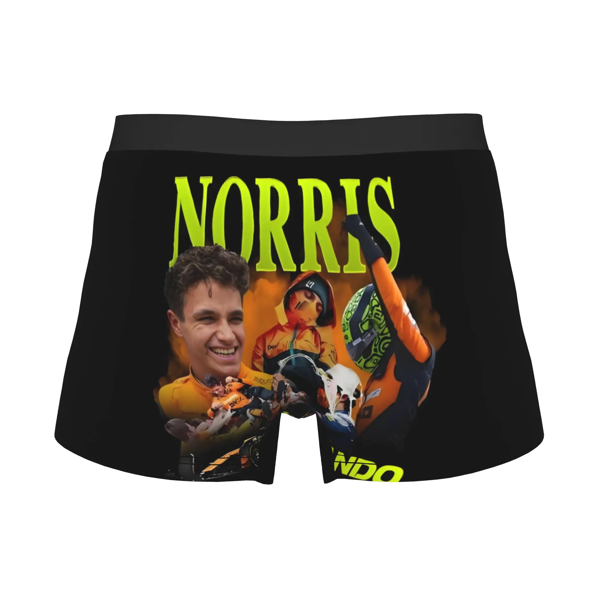 Retro L-Lando N-Norris Boxer Shorts For Men 3D Printed Motorcycle Underwear Panties Briefs Breathable Underpants