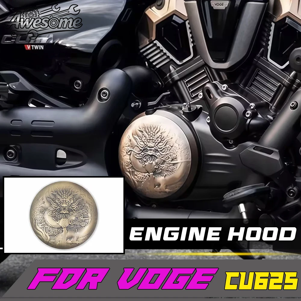 For VOGE CU625 625-CU Engine Decor Cover, Clutch Side Cover, Protective Guard, Modified Motorcycle Accessories