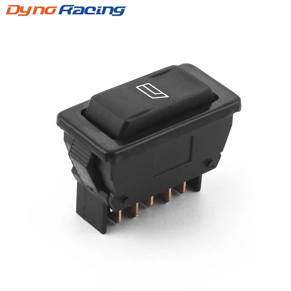 

1pc Car 12V 20A 5pins DPDT Power Door Glass Switch Door Lock Control Plastic Black Switches Electric Replacement