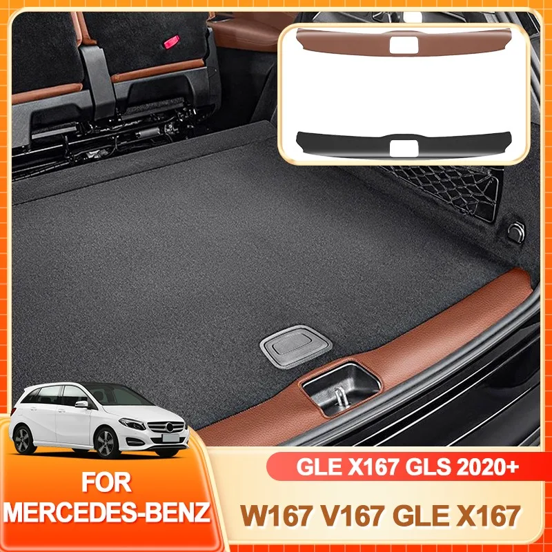 

Внутренние наклейки для Mercedes-Benz W167 V167 GLE X167 GLS, задняя защитная накладка багажника GLE, защитная накладка багажника 2020+