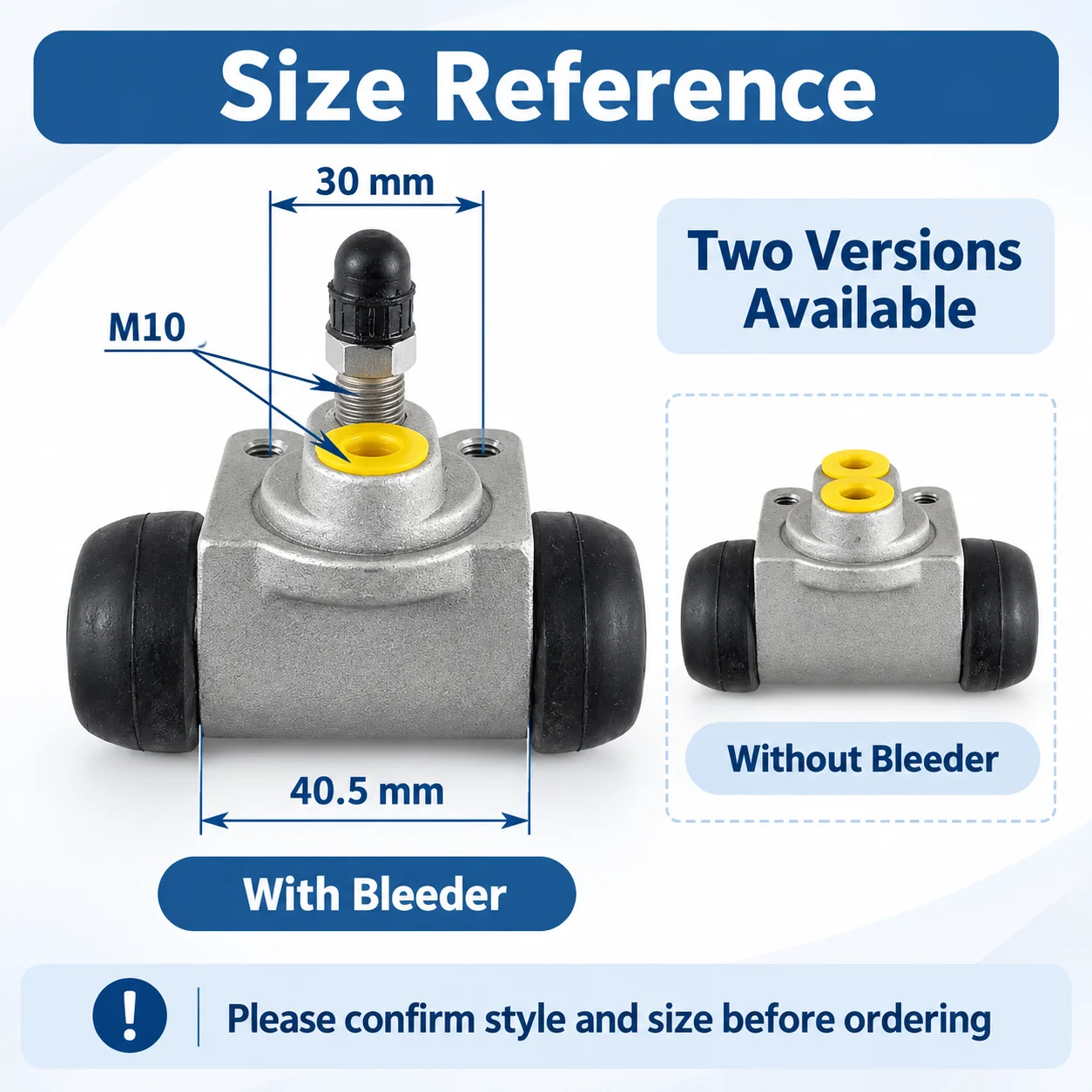 220 Type Sightseeing Patrol Cart Brake Wheel Cylinder, Electric Vehicle Hydraulic Brake Pump