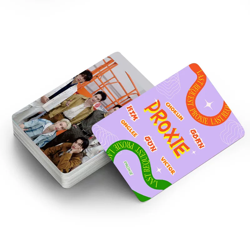 PROXIE USER 30Pcs Double Sided LOMO Cards HD Color Print Photocards Boxed Collectible Greeting Cards T-Pop Fan Gift