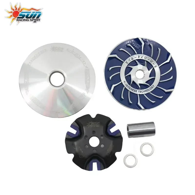 

SUN Racing New Taiwan MIO125 Steel CVT Pulley Kit Scooter High Performance Smooth Acceleration Retrofit Upgrade